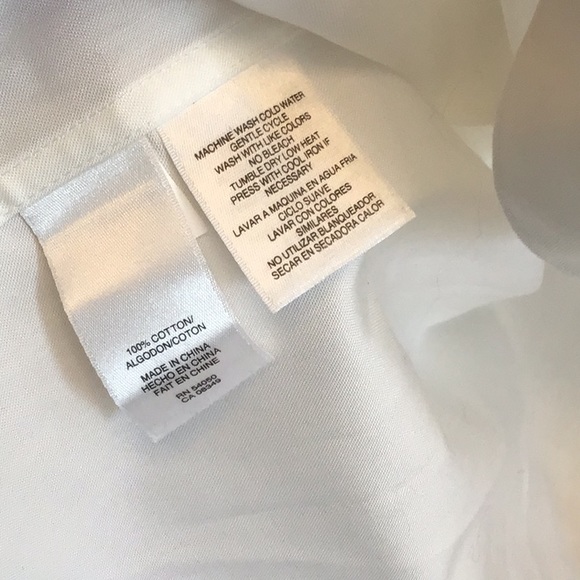 Cotton white suit blouse - Picture 4 of 4